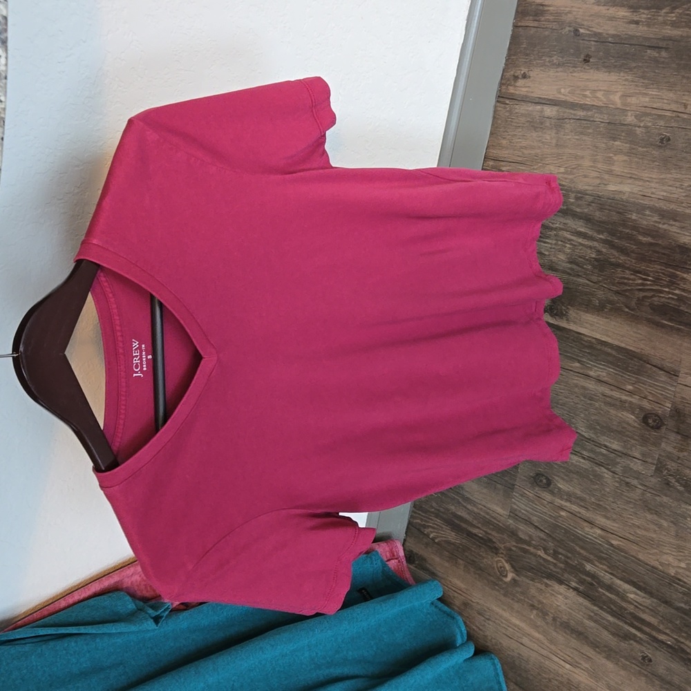 J. Crew broken in tee small v neck Worn once